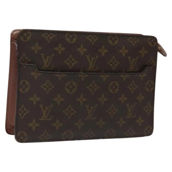 LOUIS VUITTON Monogram Pochette Homme Clutch Bag - Picture 1 of 15
